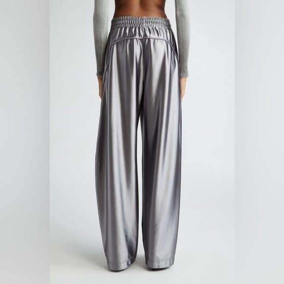 NWT Alexander Wang Satin Jersey Track Pants With Piping XS - Picture 4 of 17